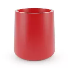 Czerwona matowa donica ZOE PL-ZO50