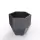 Antracytowa geometryczna donica Kalas 53 cm