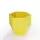 Żółta geometryczna donica Kalas 53 cm