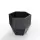 Czarna geometryczna donica Kalas 53 cm