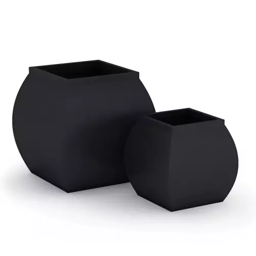 Donica z polietylenu MARS PL-MA70 antracyt