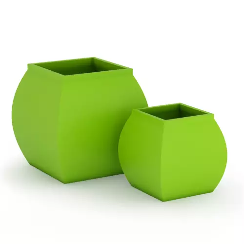 Donica z polietylenu MARS PL-MA70 limonka