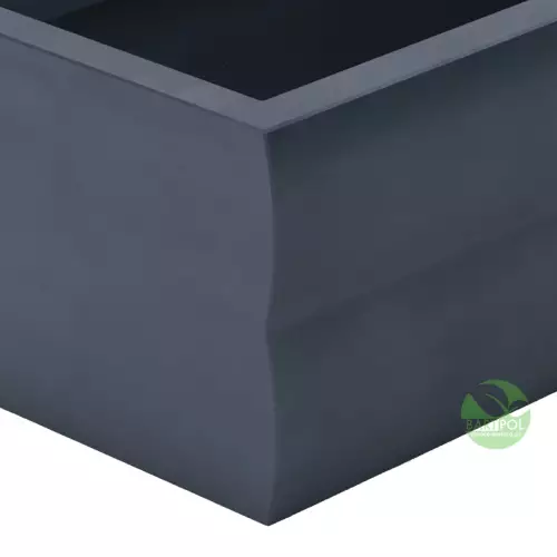 Donica NYX 30 w kolorze antracytowym - narożnik