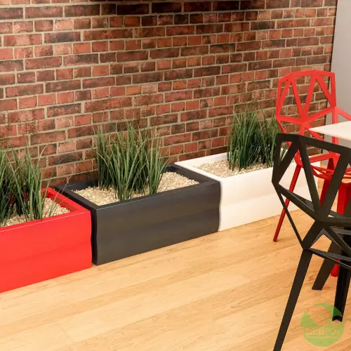 Donice NYX 30 w nowoczesnym wnętrzu