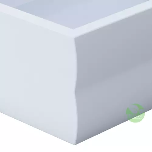 Donica NYX 30 w kolorze białym - narożnik