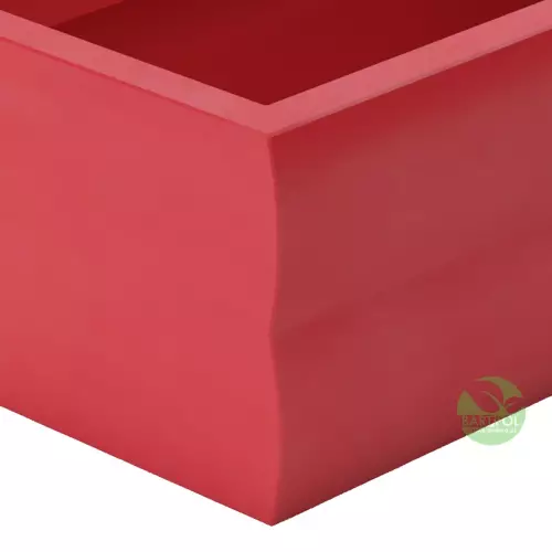 Donica NYX PL-NY30 w kolorze czerwonym - narożnik