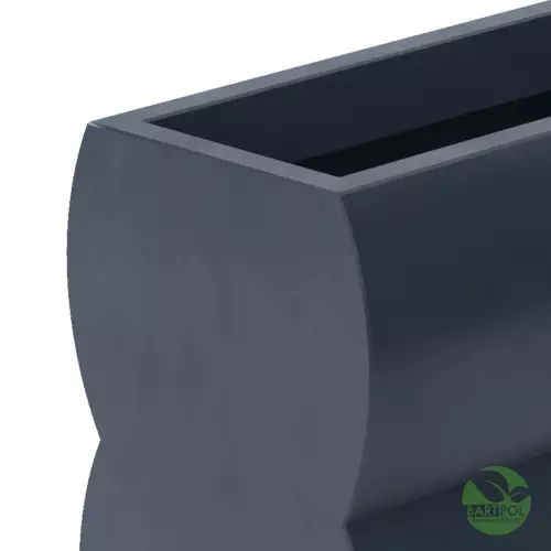 Donica NYX PL-NY70 w kolorze antracyt - narożnik