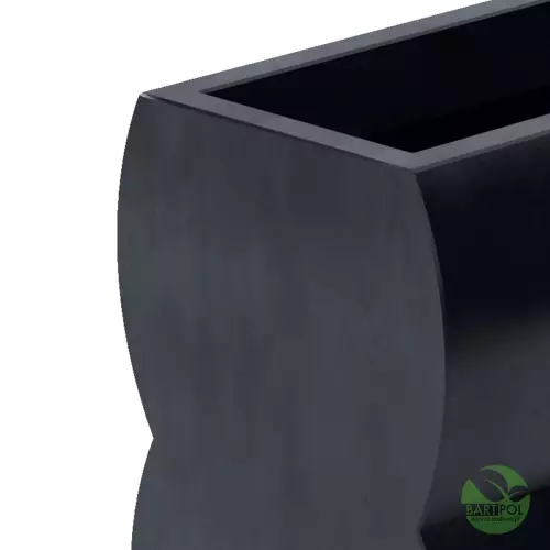 Donica NYX PL-NY70 w kolorze czarnym - narożnik