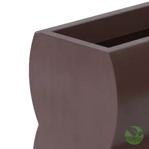 Donica NYX PL-NY70-PD w kolorze brązowym - narożnik
