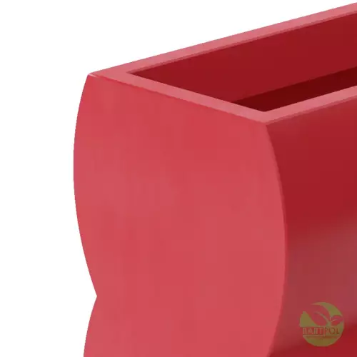 Donica NYX PL-NY70 w kolorze czerwonym - narożnik
