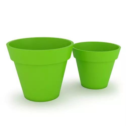 Donica z polietylenu SATURN PL-SA55 limonka