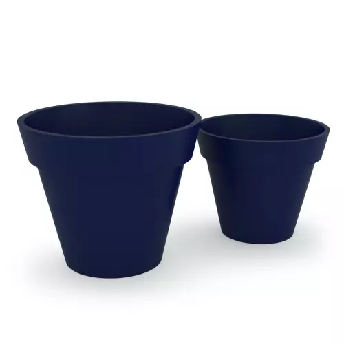 Donica z polietylenu SATURN PL-SA55 niebieski