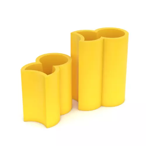 Donica z polietylenu ADDPOT ST-ADDPOT50 cytryna