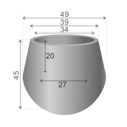 Donica AURORA PL-AU45 wymiar