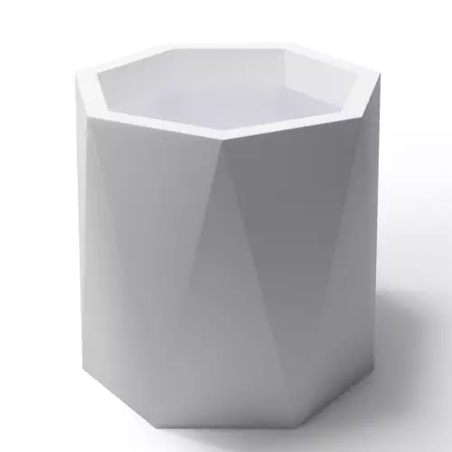 Donica CERES PL-CE70 w kolorze białym