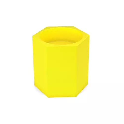 Donica z polietylenu CETO PL-CE60-PD cytryna