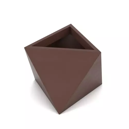 Donica EOS PL-EO50-PD w kolorze brązowym (czekolada)