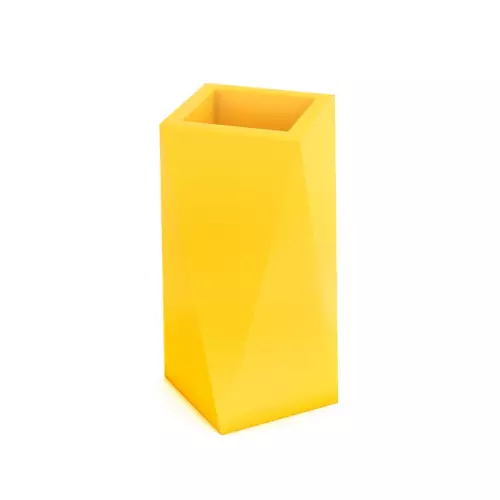 Donica z polietylenu ERIS PL-ER80-PD cytryna