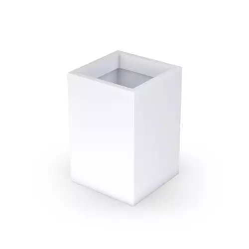 Donica z polietylenu QUADRI PL-QU60 biały