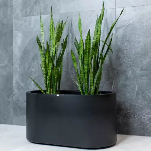 Czarna donica LETO PL-LE42