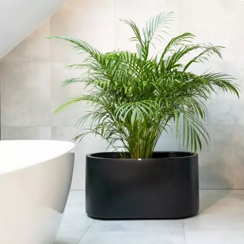 Duża czarna donica LETO 42