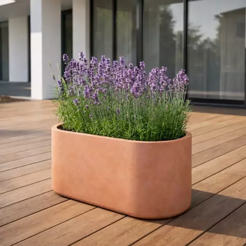 Donica PD Concept LETO 42 w kolorze terakoty