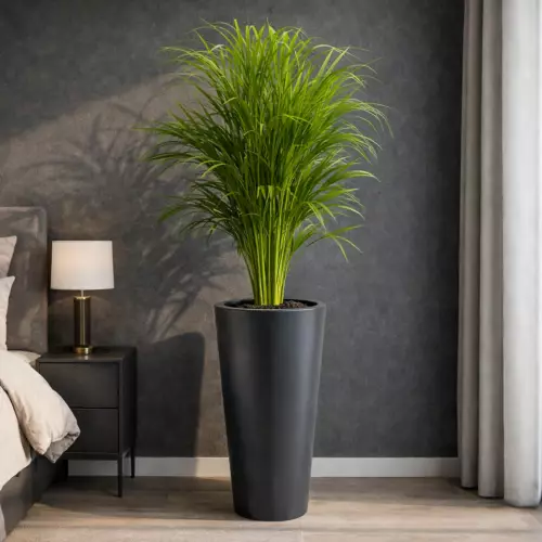 Donica PD CONCEPT VENUS Ø35x70 cm czarny mat