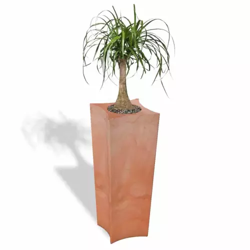 Donica Doris w kolorze terakota z noliną