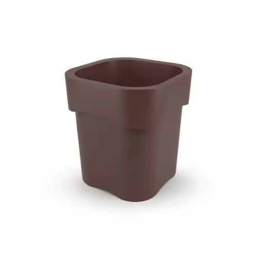 Brązowa donica FLORA o wysokości 65 cm