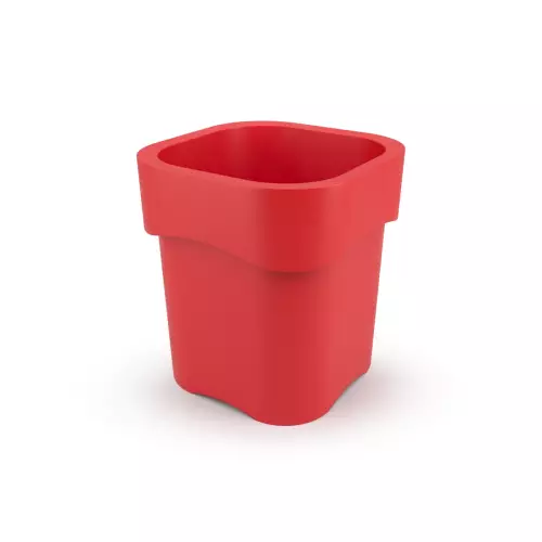 Czerwona donica FLORA o wysokości 65 cm