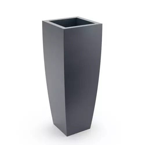 Antracytowa wysoka donica Juno 75 cm