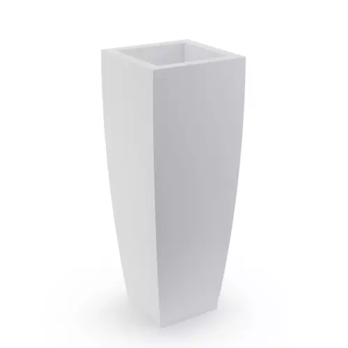 Biała wysoka donica Juno 92 cm