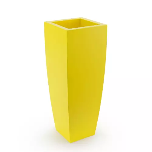 Cytrynowa wysoka donica Juno 92 cm