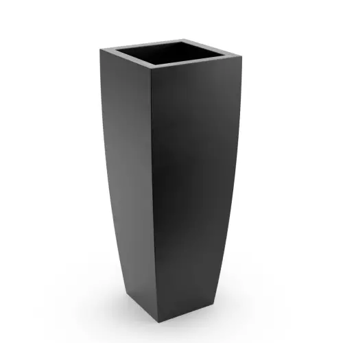 Czarna wysoka donica Juno 92 cm