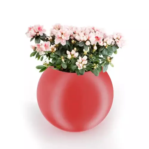 Czerwona donica JUPITER 64 Ø75x64 cm