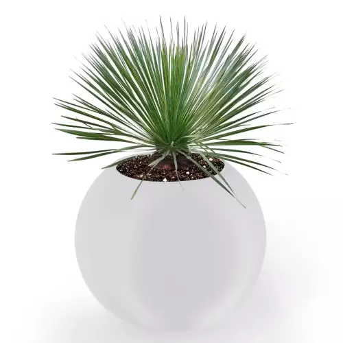 Biała donica JUPITER 80 Ø95x80 cm