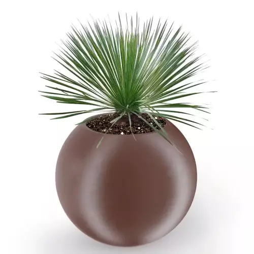 Brązowa donica JUPITER 80 Ø95x80 cm