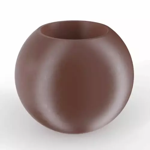 Donica z polietylenu JUPITER PL-JU80 czekolada