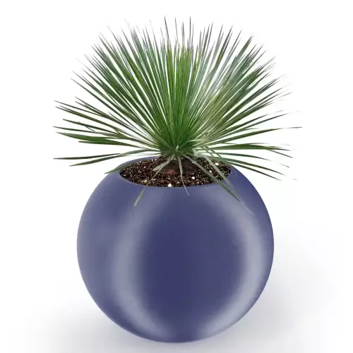 Niebieska donica JUPITER 80 Ø95x80 cm