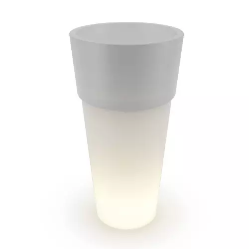 Podświetlana donica KARI o wysokości 100 cm