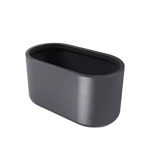 Antracytowa donica LETO PL-LE42