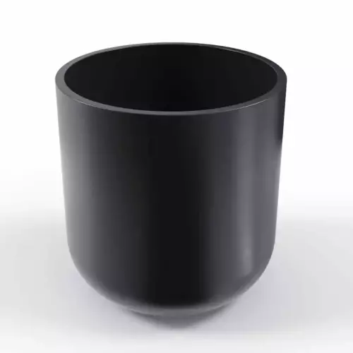 Donica z polietylenu LUNA PL-LU80 czarny