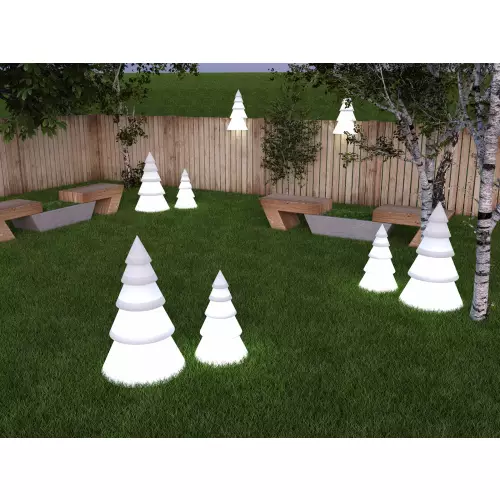 Choinka świąteczna ST-LUXMAS108-LIGHT biały podświetlany