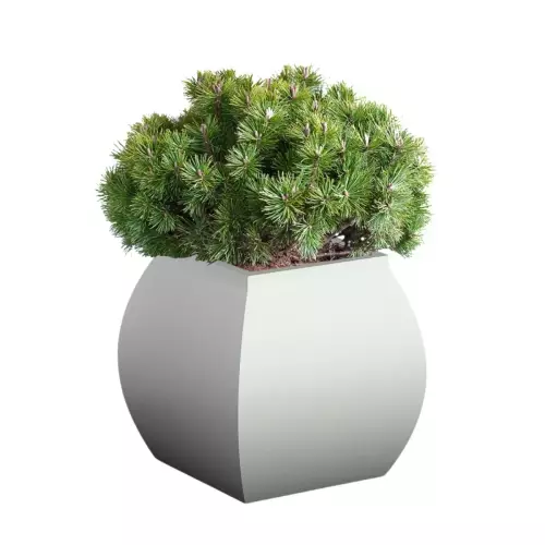 Biała donica MARS 51