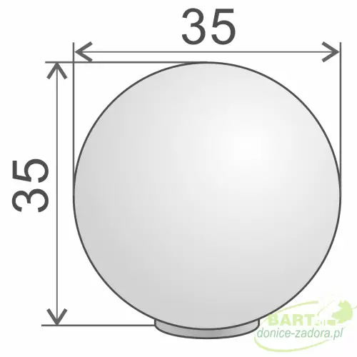 MOON SP-MOON35 LIGHT biały podświetlany