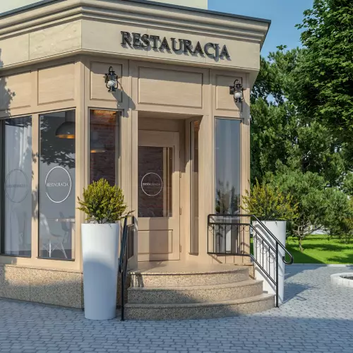 Biała donica Neptun przed restauracją