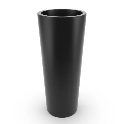 Donica z polietylenu NEPTUN PL-NE125 w kolorze czarnym