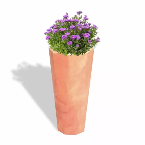 Donica Octavia w kolorze terakoty z astrem