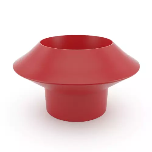 Donica PAGODA 46 w kolorze czerwonym
