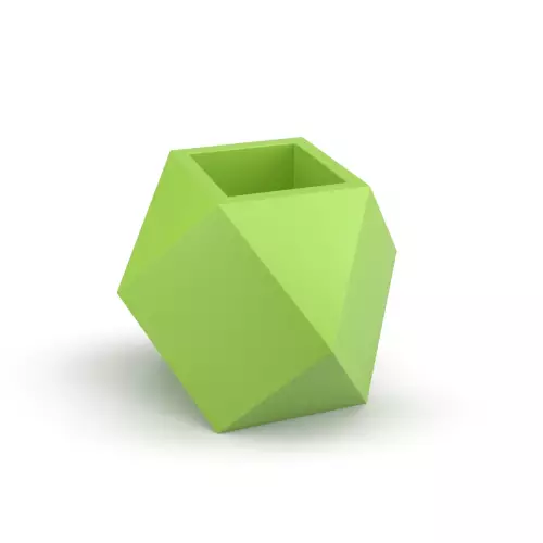 Limonkowa donica z polietylenu PANDORA PL-PA55